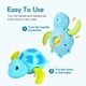 thumbnail image 5 of Juguetes de baño para niños pequeños de 1, 2, 3, 4 y 5 años, juguetes de piscina para niños, divertido juguete de baño de tortuga para nadar, lindos juguetes flotantes para el agua de la bañ, 5 of 5