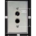 thumbnail image 3 of Switchplate Brushed Stainless Steel 1 Pushbutton | Renovator's Supply, 3 of 3