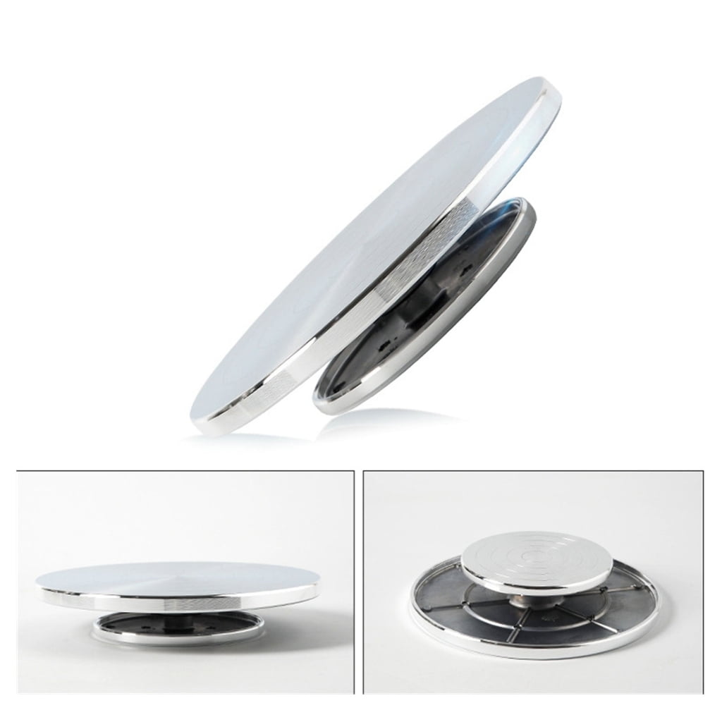 WINDLAND Aluminum Alloy Ceramics Rotating Disc Clay Handicraft Pottery Mold Parts Double Sided Turntable DIY Clay Tool Platform