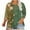 Army Green Tops for Women_x, variant on CYMMPU Women's Basic Tees Tunic Tops Floral Printed Flowy Blouse 3/4 Length Sleeve Shirts Summer Fall Crewneck Casual Business Work Blouses 2025 Clothes Yellow XXXL