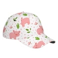 thumbnail image 3 of Disketp Funny Little Pigs Print Baseball Caps For Outdoor Sports Fashion Casual Outdoor Caps Men Women, 3 of 8