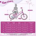 thumbnail image 3 of Costway 18" Kids Bicycle with Dual Brake System Adjustable Handlebar & Seat Low-Step Frame, 3 of 10