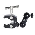 thumbnail image 2 of Sidaley Soporte de abrazadera de cabeza de bola multifunción, soporte de montaje de bola, brazo mágico, Super pinza, rosca de 1/4 para GPS, Accesorios de cámara y óptica, 2 of 6