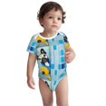 thumbnail image 3 of Daiia French Bulldog Dog in a Bathtub Printed Unisex-Baby Short Sleeve Onesies Bodysuits Baby Climbing Clothes Soft and Comfortable Romper with Expandable Shoulder Design-9M, 3 of 8