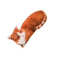 thumbnail image 2 of Almohada con forma de gato, suave y cómoda, reposacabezas realista, linda y corta de peluche para Estilo C, 2 of 9