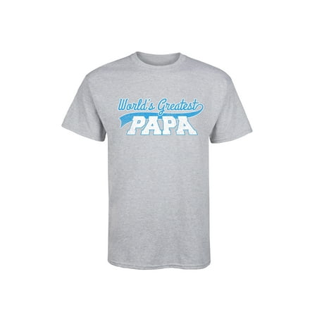 World's Greatest Papa Baseball Tail - Adult Short Sleeve Tee
