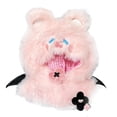 thumbnail image 2 of Capa de muñeca, vestido de muñeca para muñeca de 10 cm, para niñas pequeñas, disfraces, muñeca de peluche suave rosa, 2 of 9