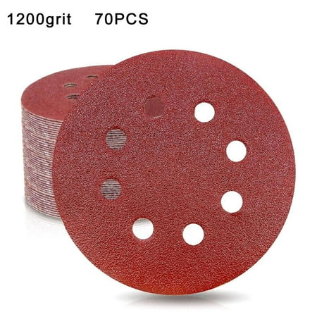 

Goodhd 10pcs 5inch/125mm 40-2000Grit Round Shape Disk Sand Sheets Sandpaper Polishing