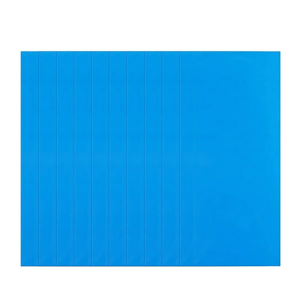 Yuarrent Parche de reparación de piscinas al aire libre Parches de botes inflables Rectángulo 10PCS Type3 NO3