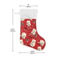 thumbnail image 4 of White Cat Shoes Pattern Christmas Stockings 17.71" Christmas Tree Decoration Fireplace Party Decoration, 4 of 7