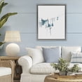 thumbnail image 3 of Stupell Industries Contemporary Teal Bikini on Clothesline Gray Floating Frame Canvas Art, 25 x 31, by Ziwei Li, 3 of 8