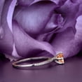 thumbnail image 3 of Beautiful Art Deco 1.25 Carat Round Cut Morganite And Diamond Moissanite Engagement Ring, Wedding Ring in 10k Solid White Gold, Gift For Her Gift For Girlfriend Promise Ring, 3 of 3