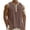 Brown, variant on Cotton Linen Workout Tank Tops for Men Oversized Henley Crewneck Sleeveless T Shirts Solid Button Gym Muscle Tanks Size S-3XL