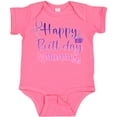 thumbnail image 3 of Inktastic Purple Happy Birthday Mommy Boys or Girls Baby Bodysuit, 3 of 5