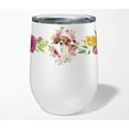 thumbnail image 4 of Carolines Treasures CK4265TBL12 Verre à Vin Sans Pied en Acier Inoxydable 12 oz Beagle Fleurs Roses, 4 of 4