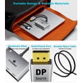thumbnail image 2 of THANDBLE DisplayPort to HDMI Splitter for Multi Monitor Adapter, HDMI Splitter Extended Display 1 in 3 Out MST Hub (4K@60Hz) for Extended or Cloned D, 2 of 7