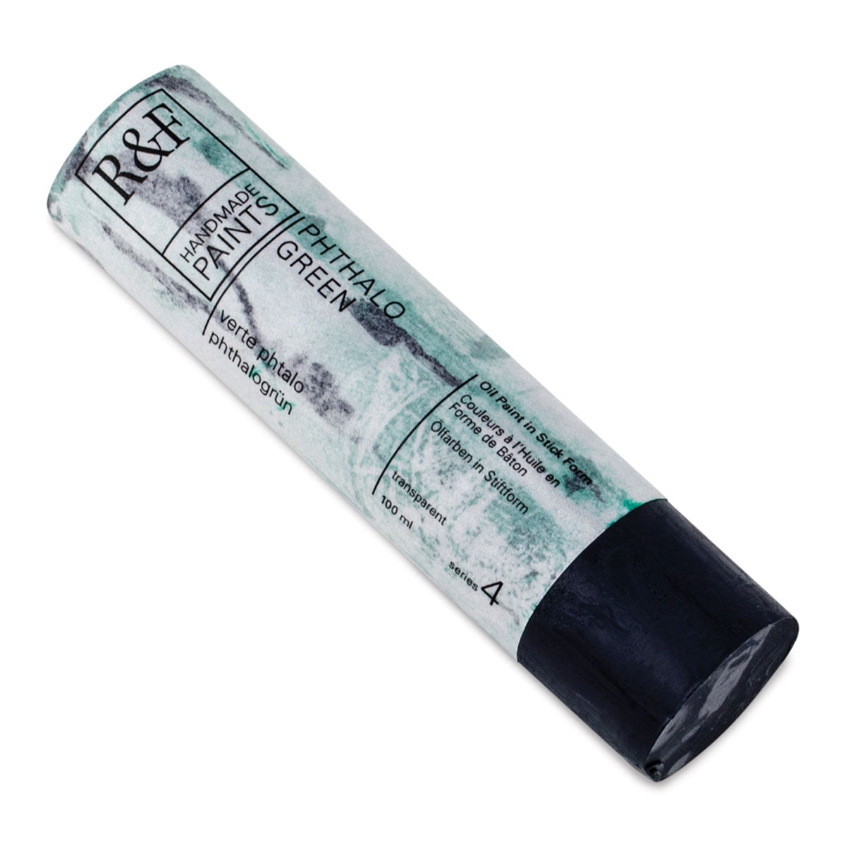 R&F Handmade Paints Pigment Stick, 100ml, Pthalo Green