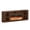 Walnut Brown, variant on Blotout 86" Fireplace TV Stand for TVs Up to 95" with 40" Electric Fireplace, Mid-Century Entertainment Center with Power Outlet & Sliding Doors, Curved Reeded Media Console Cabinet, Walnut