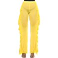 thumbnail image 1 of HAHDAXIA Perspective Femmes Pure Mesh Pantalon à Volants Maillot de Bain Bas Couvrir Pantalon, 1 of 5