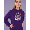 thumbnail image 2 of Don't Be A Basic Witch. Hoodie Women -Image by Shutterstock, Female 4X-Large, 2 of 4