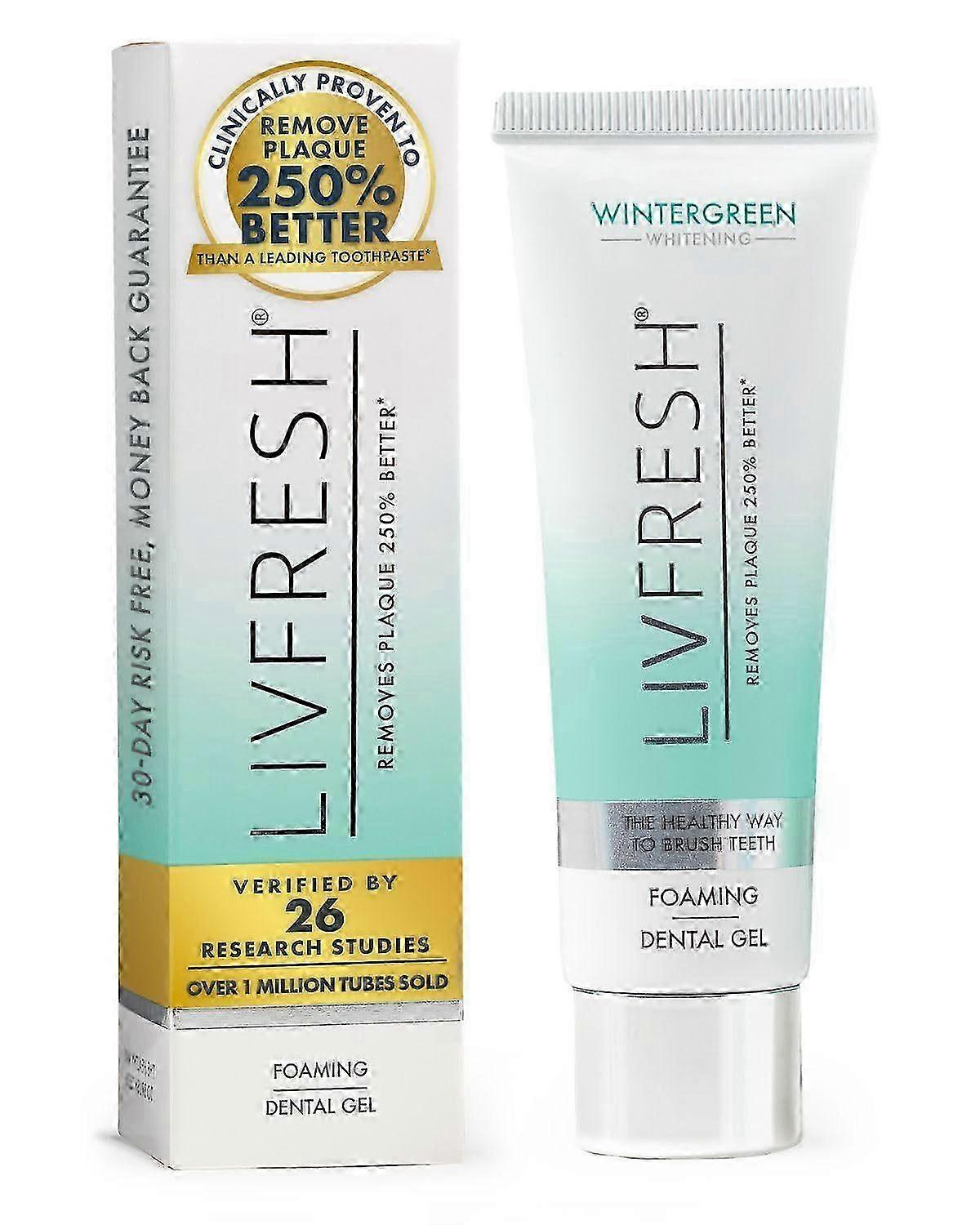 Livfresh Toothpaste Gel, Clinically Proven To Remove Plaque 250% Better ...