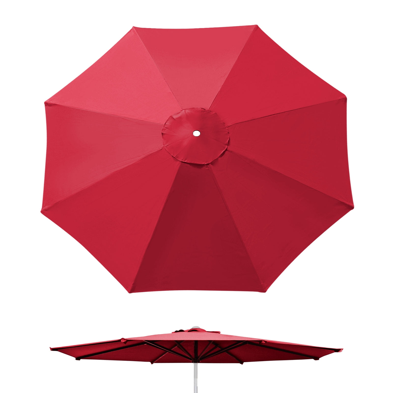 YardGrow Outdoor Umbrella Replacement Canopy Cover for 9ft 8ribs Table