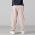 thumbnail image 3 of OGLCCG Girls' Wide Leg Pants Elastic Waist Beach Pants Kids Summer Baggy Casual Loose Soft Long Pants with Pockets, 3 of 7