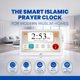 thumbnail image 2 of Reloj digital Azan Masjidal 10 Smart WiFi con pantalla táctil, blanco, 2 of 9