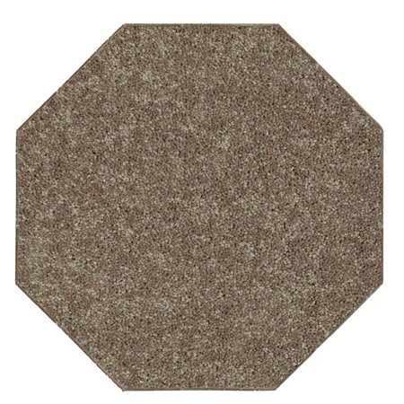 Starwars Collection Solid Color Area Rugs Brown - 3' Octagon