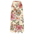 thumbnail image 5 of YUEJUIR Skirts Women Floral Print Skirt High Waist Party Beach Pocket Long Maxi Skirt Plus Size Maxi Skirt Womens Maxi Skirt (Beige,S), 5 of 5