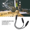 thumbnail image 4 of Cable Divisor En Forma De Y, Cable XLR Macho A Hembra Dual 30 Cm Doble Blindaje Menos Interferencia Conector De 3 Pines Para Mezcladores Cámaras Altavoces, 4 of 7