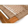 thumbnail image 4 of Outdoor Rocking Chair with Cup Holder, Acacia Wood Patio Rocker, Weather-Resistant Wooden Rocking Chair for Porch, Deck, Patio, and Garden, Tan Finish, 4 of 6