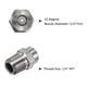 thumbnail image 4 of 6 piezas de puntas de limpieza de superficie de 15 grados de 0.977mm de diámetro, macho de 1/4" NPT de acero inoxidable con cinta de sellado, 4 of 7