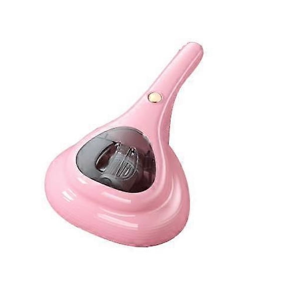 UV Anti-mite Vacuum Cleaner, Textile Mattress Vacuum Cleaner with UV Sterilization Light, Bagless, Washable HEPA Filter, with CablePink