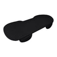thumbnail image 1 of ERK Universal Linen Square Pattern Seat Cushion Breathable Comfortable Three Piece Pad For All Seasons, 1 of 5