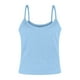 thumbnail image 4 of Camiseta sin mangas de cuello redondo y tirantes finos para mujer - Camiseta ajustada de algodón, camiseta informal sin mangas para combinar en primavera/verano, 4 of 4