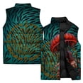 thumbnail image 3 of Chaleco sin mangas para hombre con diseño de león, chaquetas de plumas cálidas y frescas para hombre 2024, abrigo de moda con diseño de gato, ropa duradera para hombre, chalecos contra el viento y el, 3 of 5