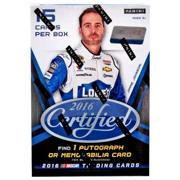 NASCAR 2016 Certified Trading Card Blaster Box