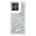 thumbnail image 2 of Phone Case for Motorola Moto G Play 5G 2025/Moto G Power 5G 2025 Cover Sparkle Glitter Floating Liquid Quicksand Shockproof Soft Silicone TPU Bumper Protective Cover Case, S9, 2 of 7