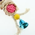 thumbnail image 4 of lionlar Popular Parrot Bird Toys Colorful Rattan Chewing Toys Hanging Swing Bird, 4 of 9