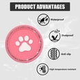 thumbnail image 3 of Yazoeia Bling Paw Car Cup Holder Coaster, 2 PCS Non-Slip Auto Cup Coasters, Shiny Crystal Rhinestone Insert Decorative Cup Mat, Universal Vehicle Interior Accessories for Most Cars (Light, 3 of 6
