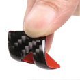 thumbnail image 4 of For 11Th Gen Honda Civic 2022 Carbon Fiber Warning Light Switch Button Cover Trim Sticker Frame Accessories Red, 4 of 5
