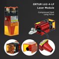 thumbnail image 2 of Riwcyla LU2,4,LF 24V Upgrade Module 5W Power Fixed Focus Suitable for Master 2 / Master 2 PRO Engraver Support Air Assist DIY Carving Engraving Machine Engraver Accessory, 2 of 6