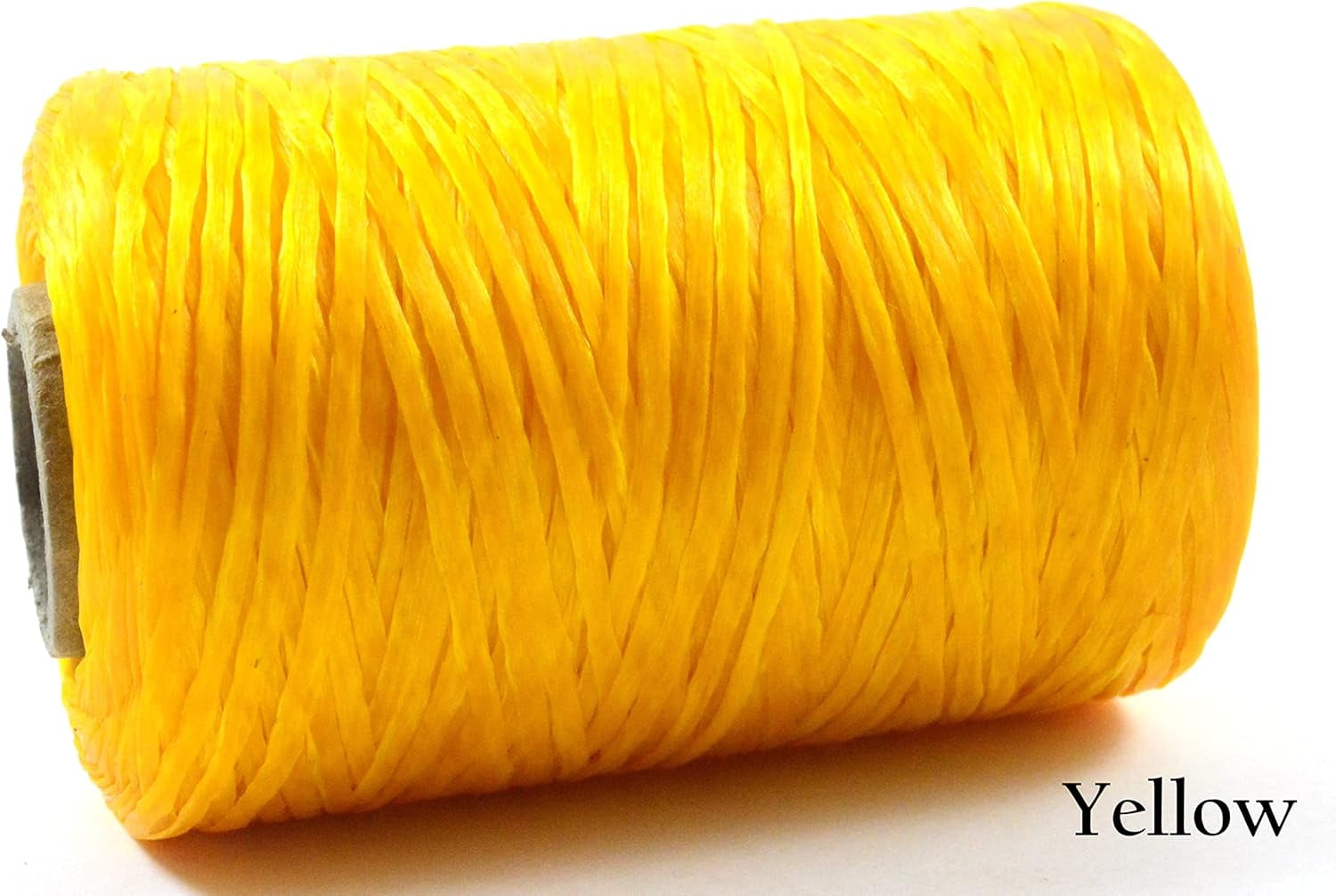 Pack of 4 - Kulay Artificial Deer Sinew Waxed Flat Polyester Thread for Beading, Leather, Tie-dye Crafts and Sewing, Purple Red Royal Blue Yellow Sinue (5-Ply, 300 Yards per Spool)