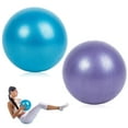 thumbnail image 1 of Paquete de 2 pelotas de ejercicio para pilates, pelota de yoga suave de 25 cm, pequeña pelota de fitness antiexplosión, pelota de gimnasio para pilates, entrenamiento central, yoga, equilibrio,, 1 of 7