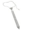 thumbnail image 5 of Crystal Rhinestone Neck Tie Long Narrow Necktie Necklace Party Costume Accessory, 5 of 17