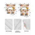thumbnail image 5 of Happy Fall Swag Kitchen Curtains Sets for Windows 24 Inch Length, Thanksgiving Truck Pumpkin Maple Leaf Plaid Short Window Curtain Panels Swags Valances and Tiers 3 Piece Set for Cafe/Dining Room, 5 of 5
