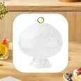 thumbnail image 6 of Esquirla Fruit Storage Tray Serving Plate Fruit Basket Party Wedding Decorative for Kitchen Counter Modern Snack Platter Pedestal Bowl Transparent white, 6 of 8
