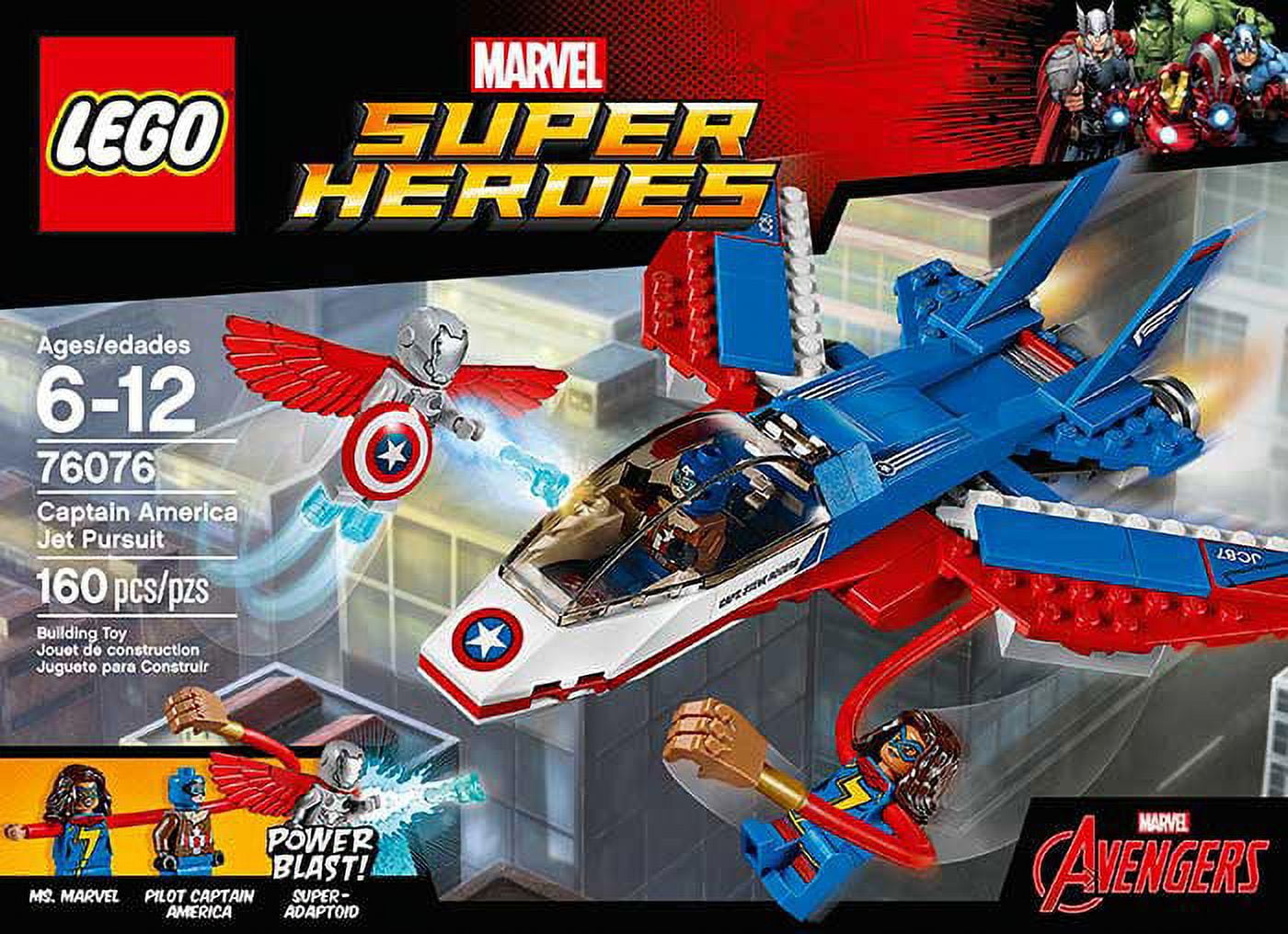 Lego 76076 Lego Captain America Jet Pursuit LEGO Super Heroes