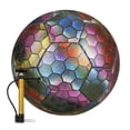 thumbnail image 3 of Balón de fútbol ShinyMegaHex #5 Multicolor Poliuretano, 3 of 7
